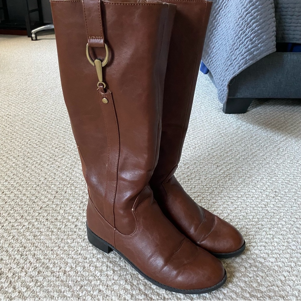 Brown Knee Boots